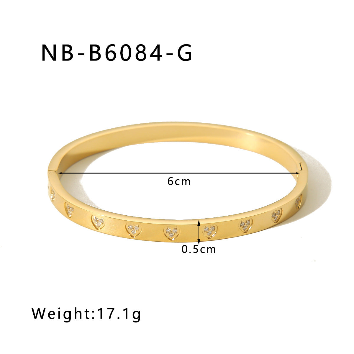 IG Style Pentagram Square Heart Octagram Stainless Steel Electroplating Bangles