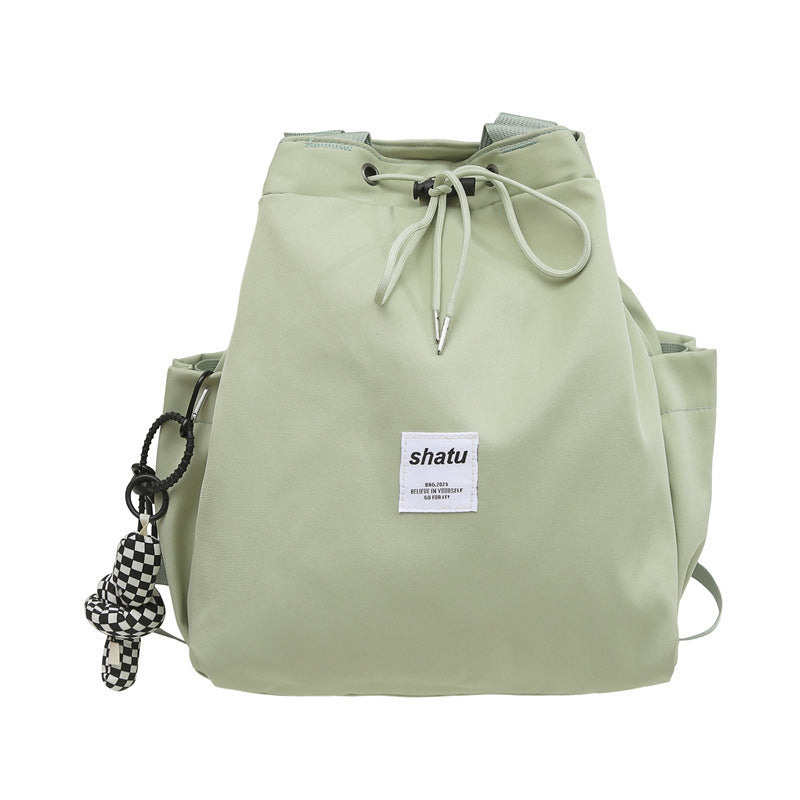 Harajuku Style Oxford Drawstring Lightweight Backpack