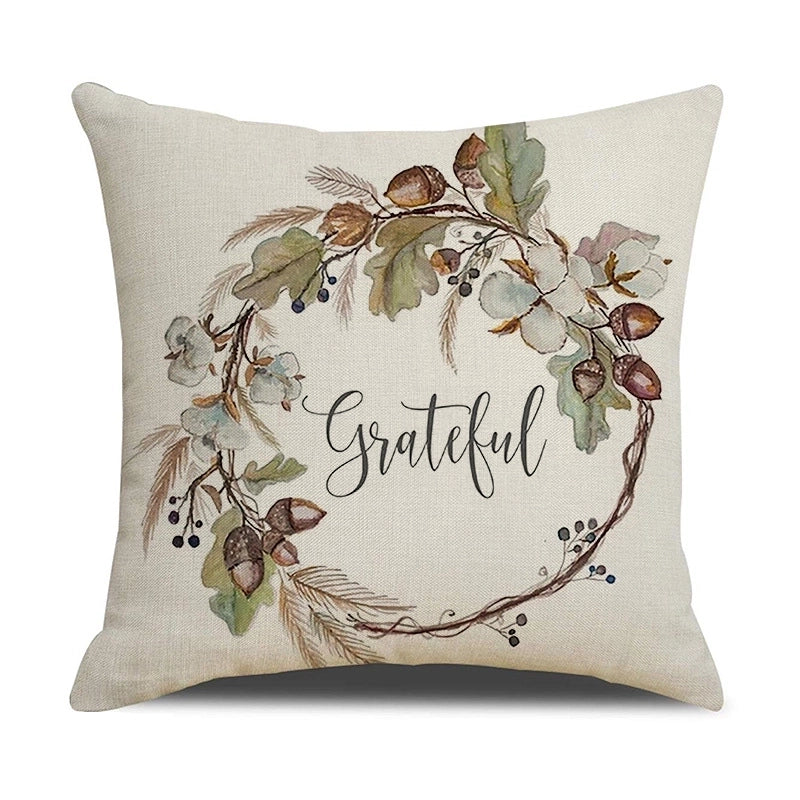 Pastoral Letter Linen Pillow Cases