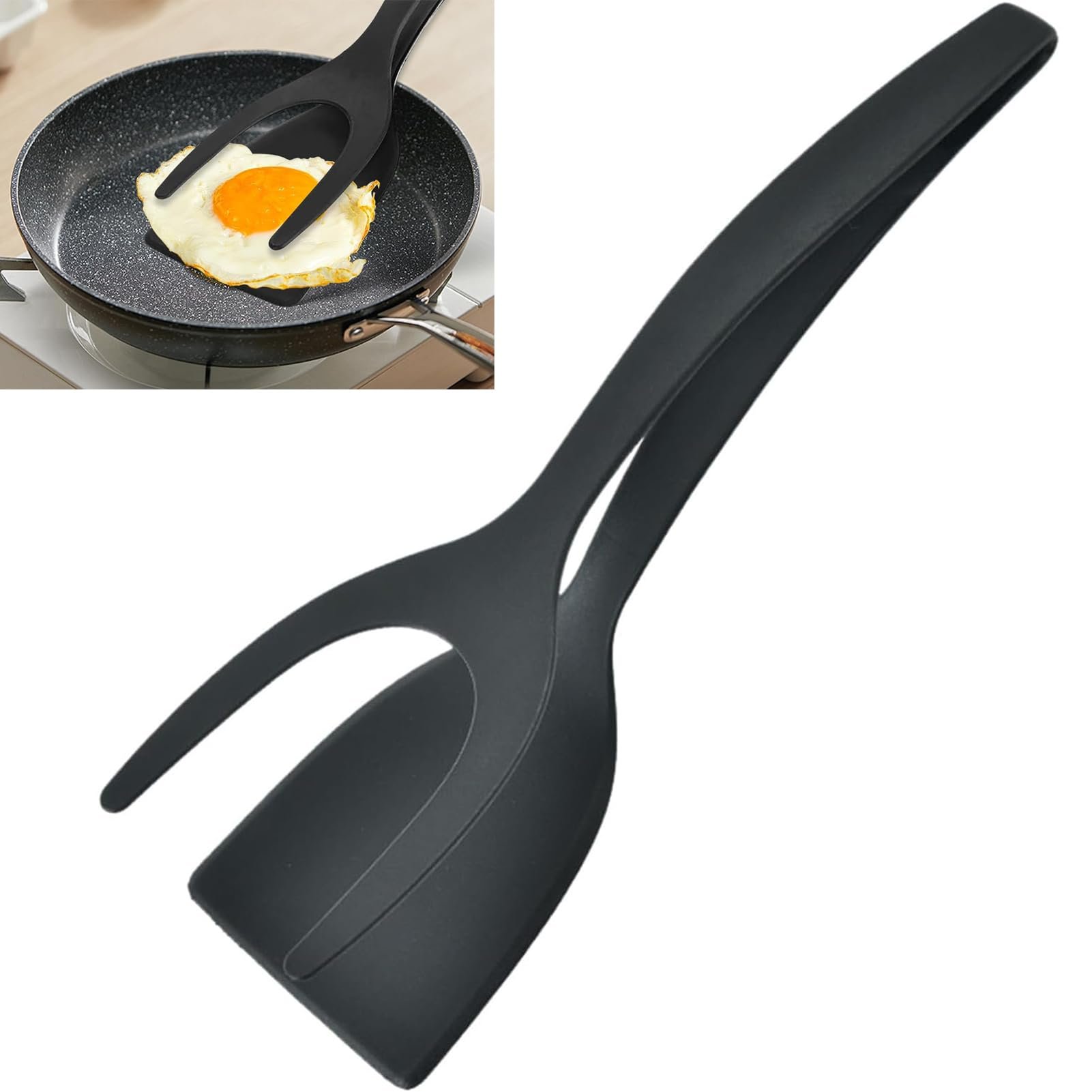 2 in 1 Grip Flip Spatula Tongs