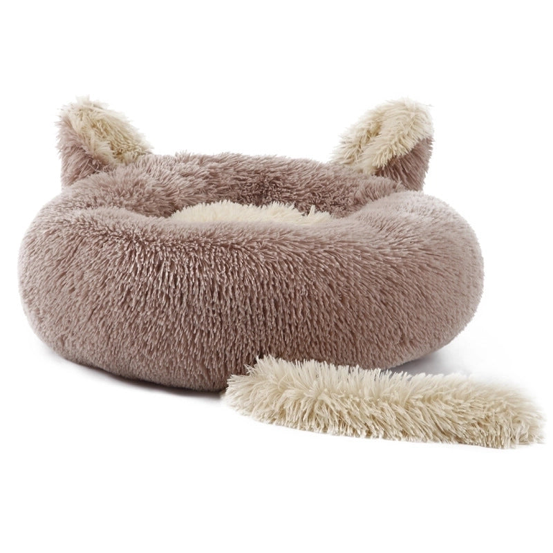 Minimalist Cloth Solid Color Pet Bed