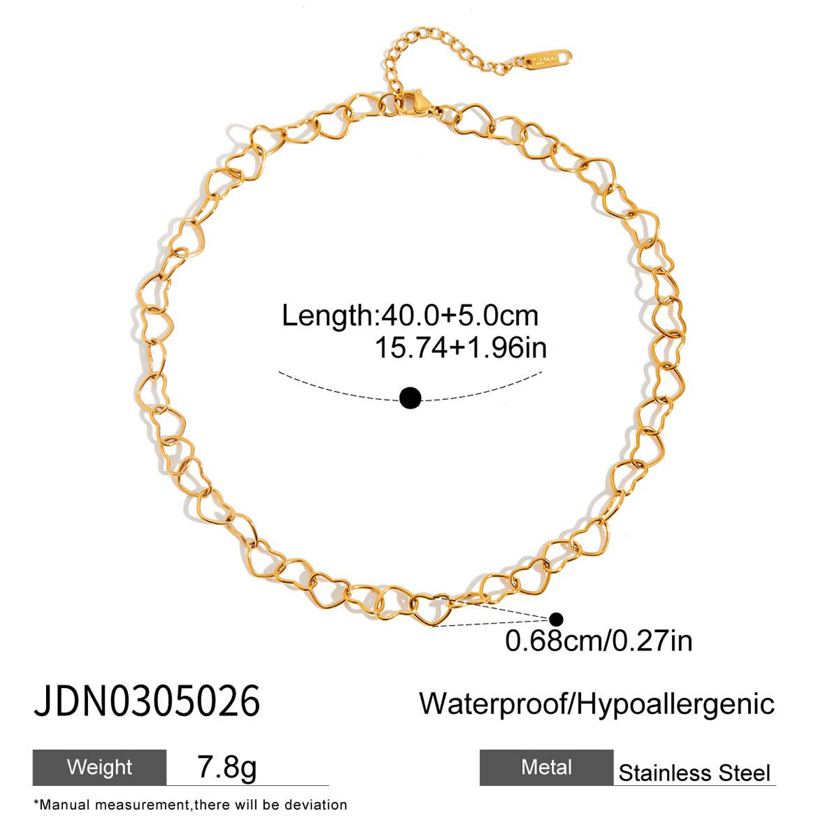 Titanium Steel Necklace Simple Snake Bone Chain Clavicle Chain Popular Stainless Steel Necklace