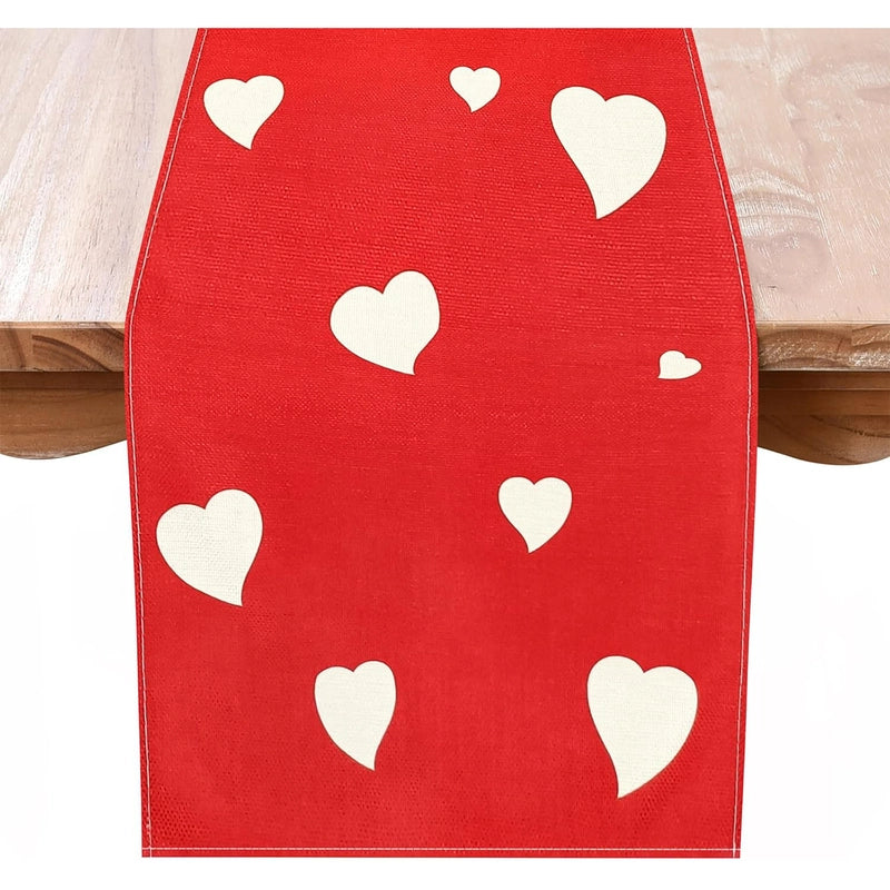 Valentine'S Day Minimalist Letter Heart Shape Linen