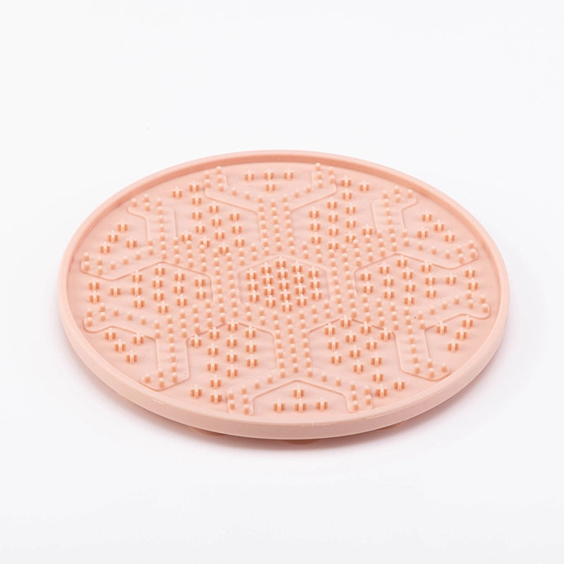Elegant Minimalist Silica Gel Solid Color Pet Tableware