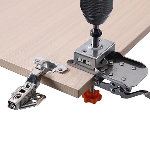 Adjustable Hinge Hole Jig