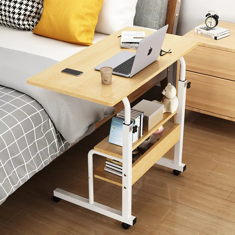 Adjustable Laptop Table with Storage Shelf. Adjustable Laptop Desk