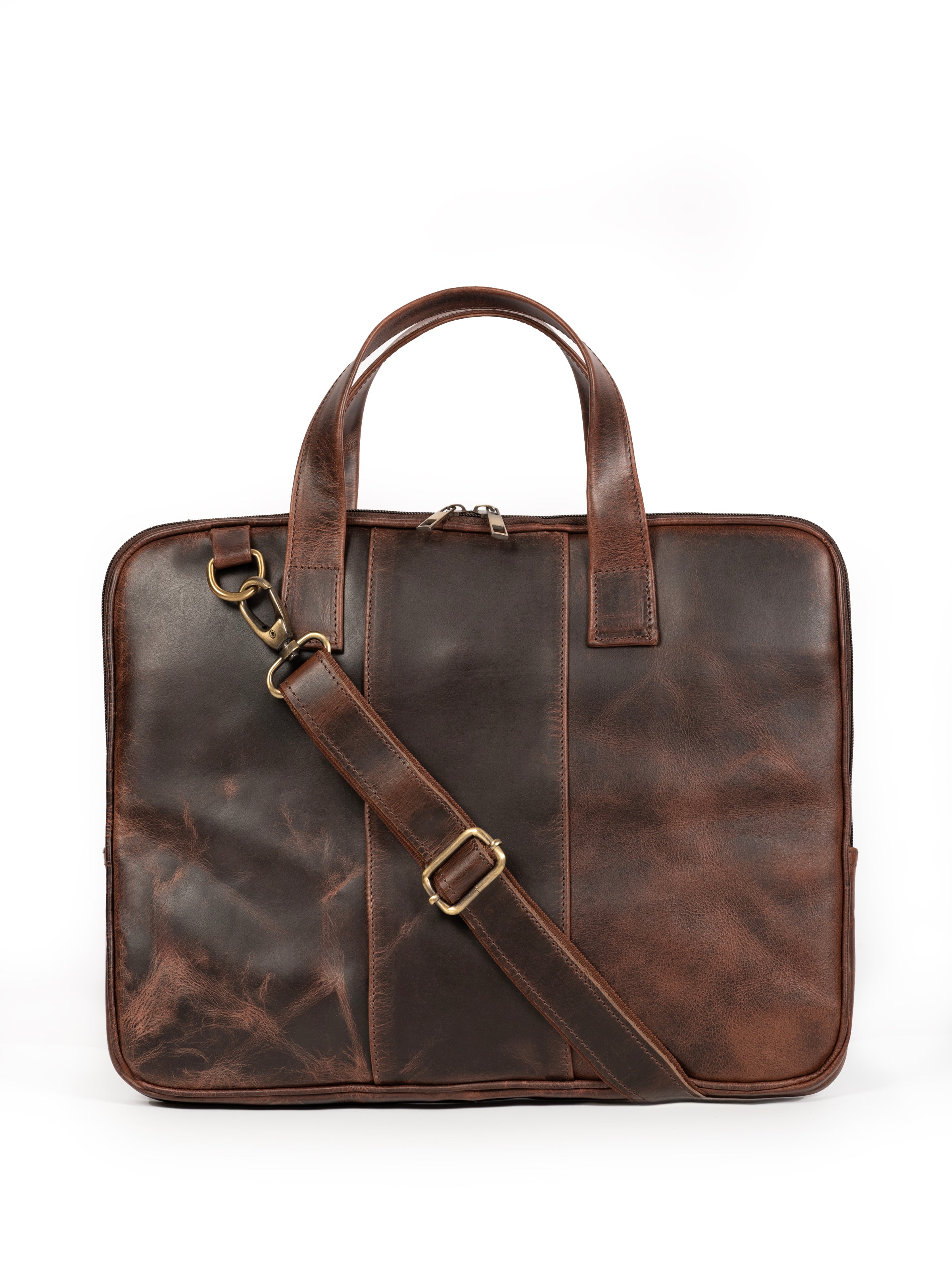 Harbor Laptop Briefcase. Brown
