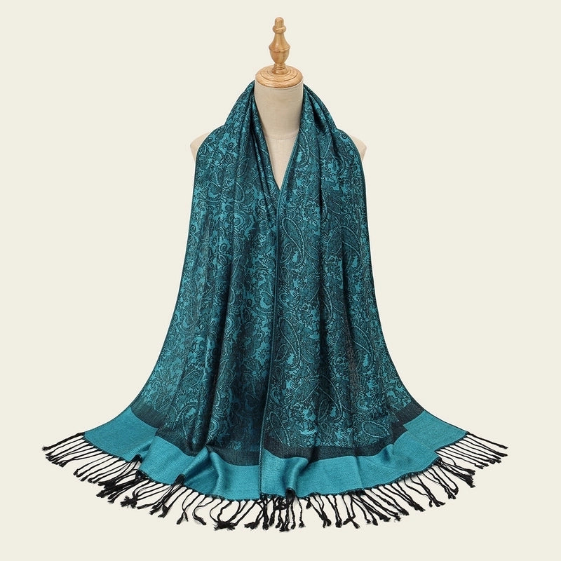Women's Sweet Solid Color Acrylic Scarf