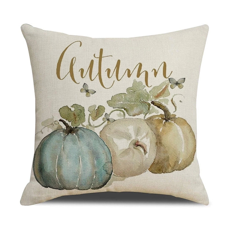 Pastoral Letter Linen Pillow Cases