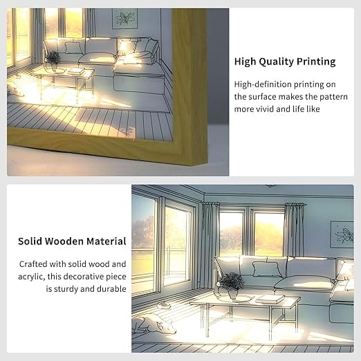 USB POWERED LIGHTING PAINTING WALL ART