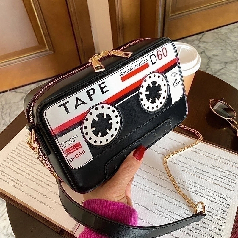 Small Pu Leather Fashion Square Bag Shoulder Bag