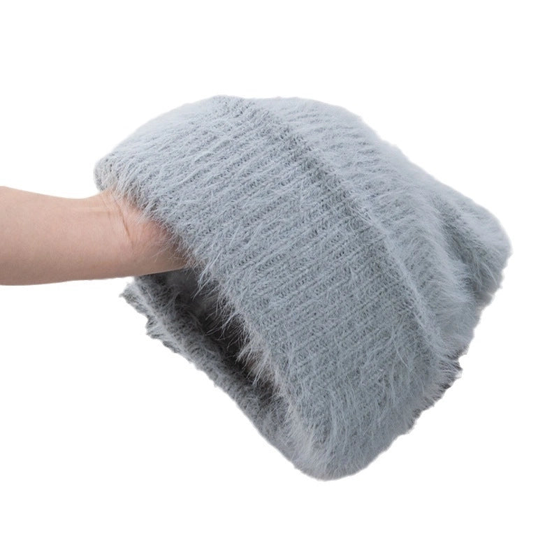 Women's Cute Sweet Minimalist Solid Color Eaveless Wool Cap