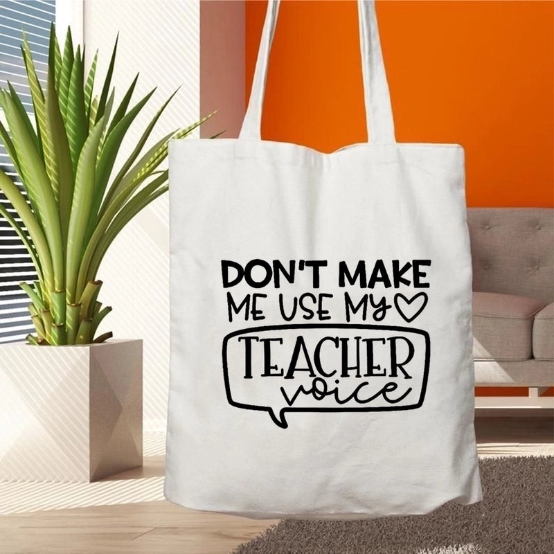 Women's Minimalist Letter Shopping Bags