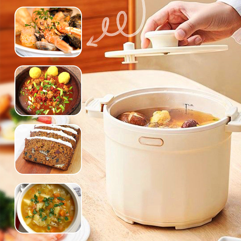 🔥Free Shipping🔥Mini Multifunctional Electric Non-Stick Cooker