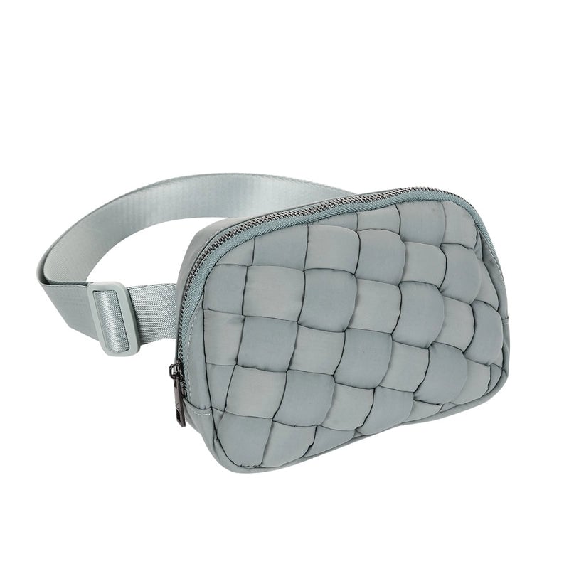 Unisex Basic Solid Color Nylon Waist Bags