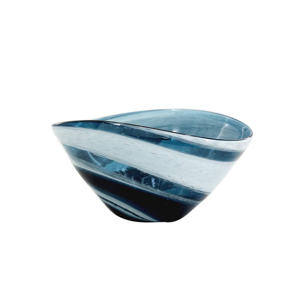 Sandstorm Decorative Bowl Large - Blue Grey