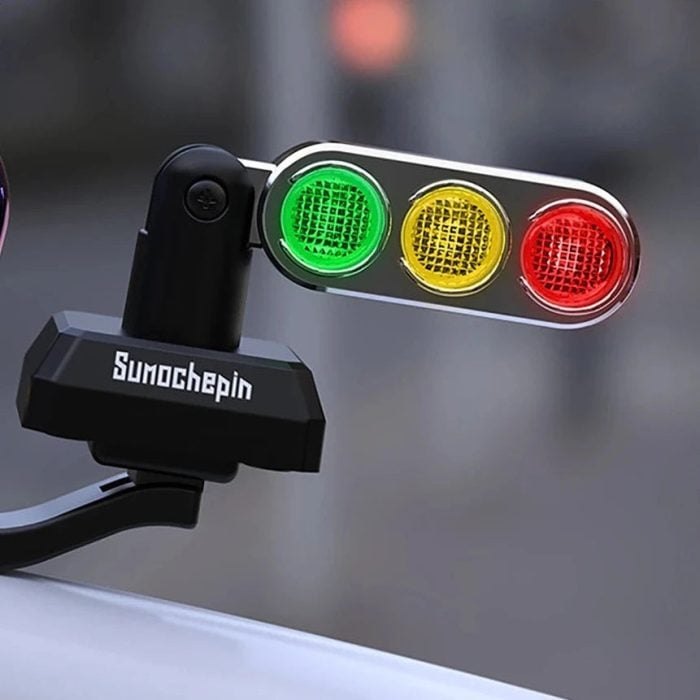 Mini Traffic Lamp Style Motorcycle Handlebar Signal Light