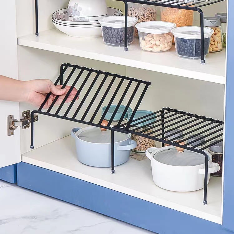 🔥2023 Hot Sale🔥Cabinet Space Storage Retractable Tiered Storage Racks