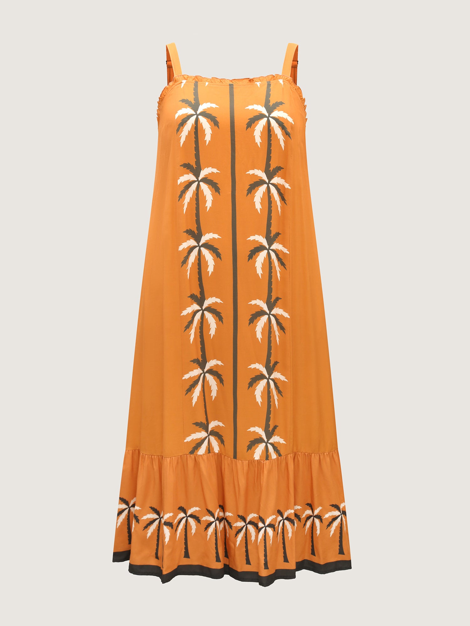 Everything Tropical A-Line Cami Midi Dress