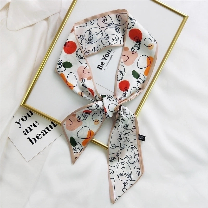 Fashion Silk Scarf Hair Tie