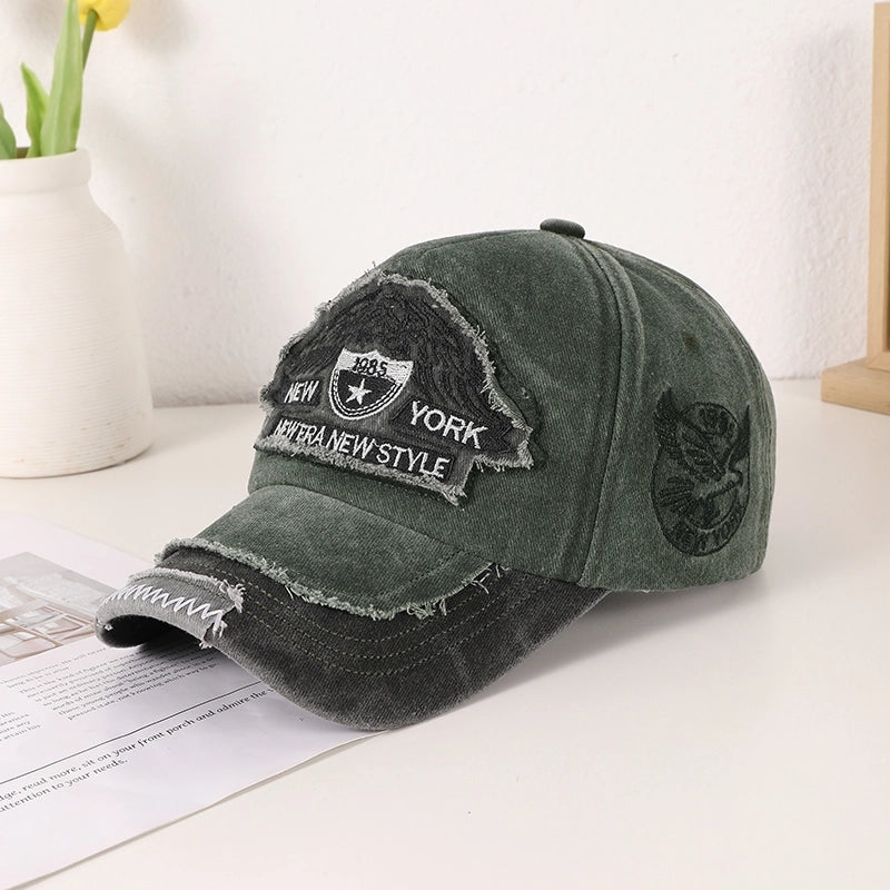 Unisex Vintage Style Classic Style Letter Embroidery Curved Eaves Baseball Cap