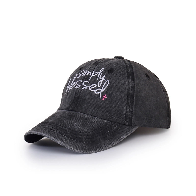 Wide-brimmed Washable Baseball Cap