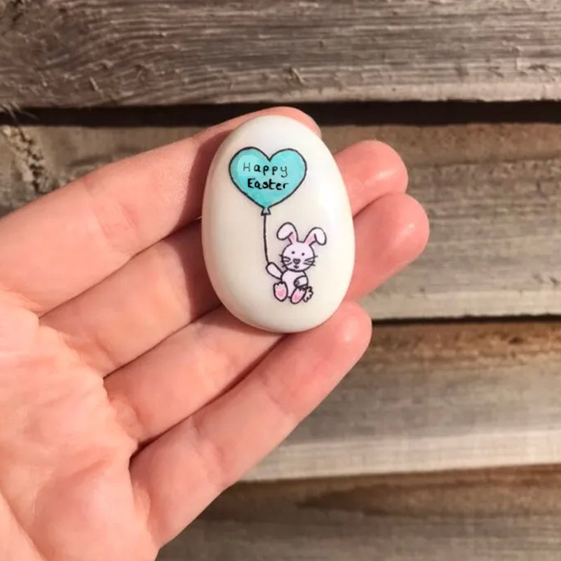 Easter Bunny Pocket Stone Gift