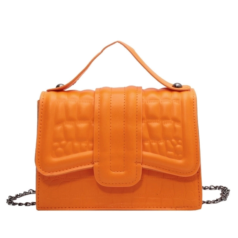Women's Small Summer Pu Leather Fashion Square Bag
