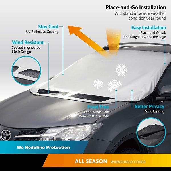 🔥 Windshield Snow Cover Sunshade