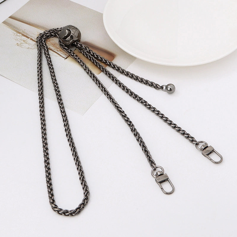 Alloy Solid Color Bag Chain Bag Straps