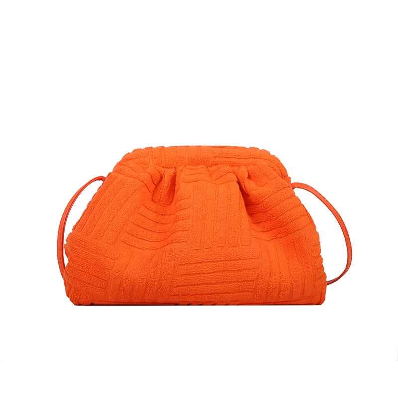 Women's Small All Seasons Plush Basic Cloud Shape Bag