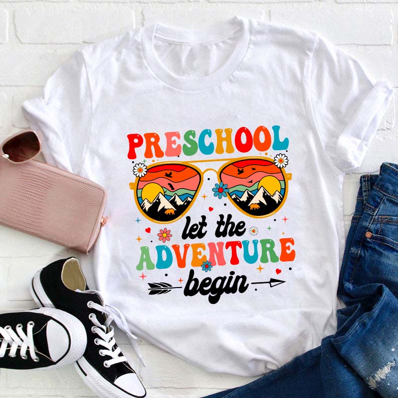 Personalized Let The Adventure Begin Teacher T-Shirt