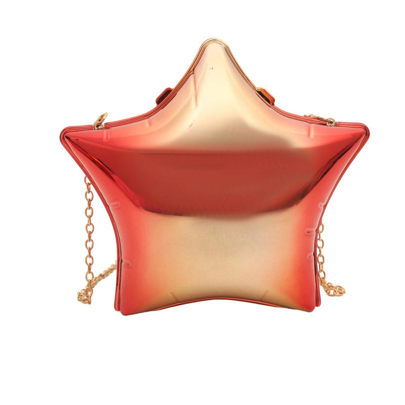 Women's Small Arylic Solid Color Elegant Pentagram Lock Clasp Square Bag