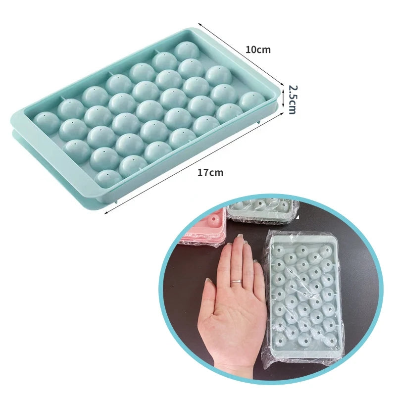 ICE BALL TRAY WITH LID