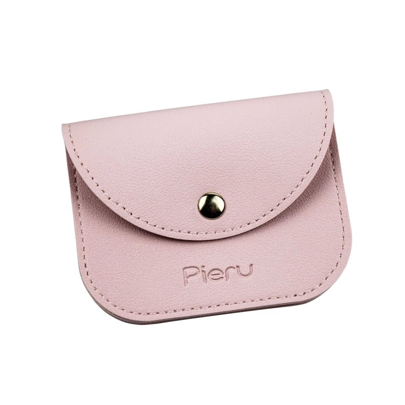 Women's Solid Color Pu Leather Flip Cover Kids Wallets