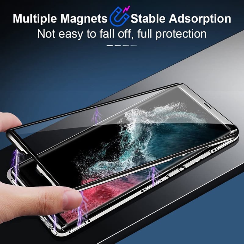 📱Samsung Magnetic Double-sided Tempered Glass Case🎁Buy 2 Free Shipping