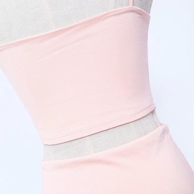 Cropped Top And Slim Mini Skirt Set