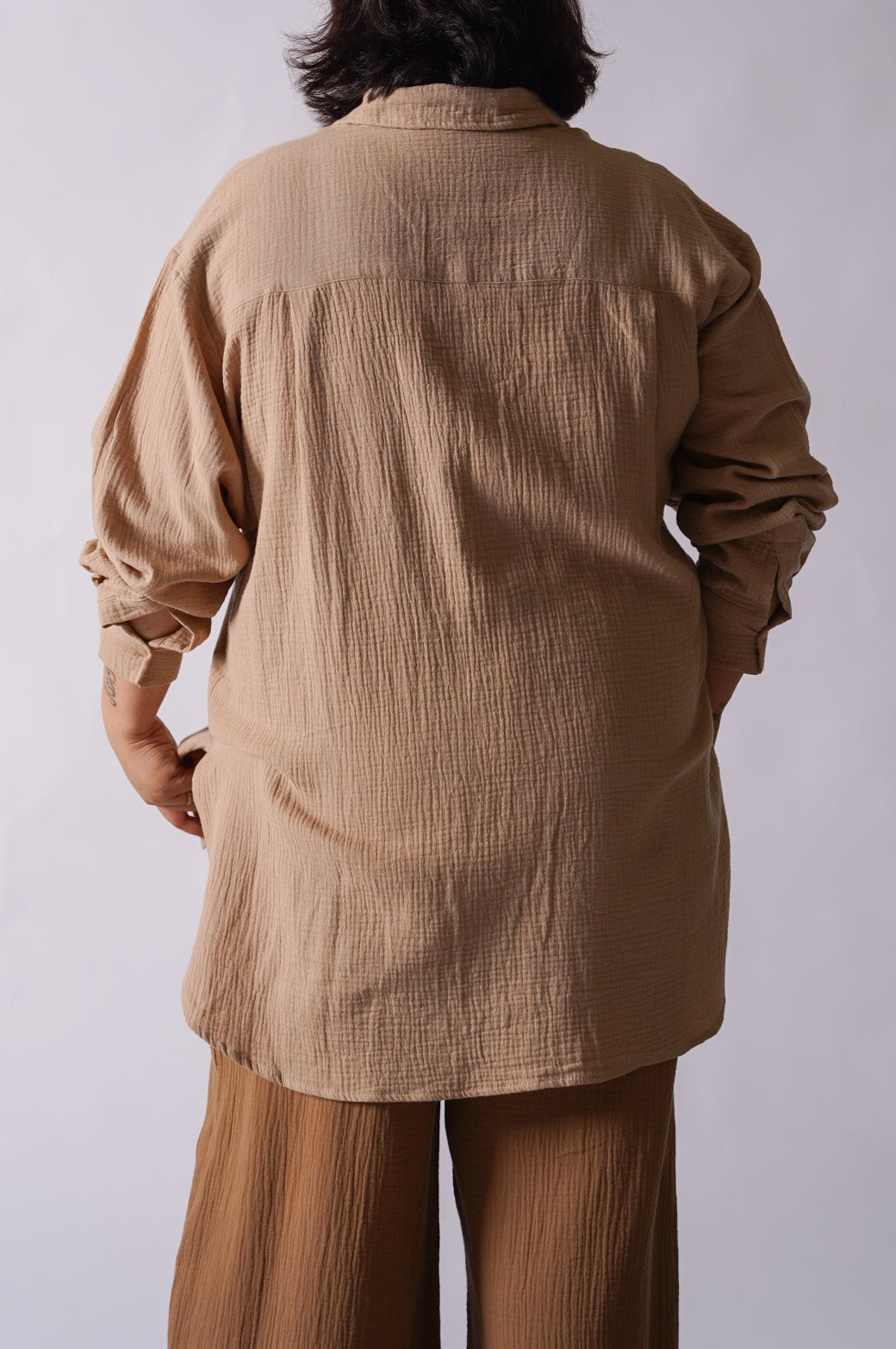 CURVE MUSLIN SHIRT