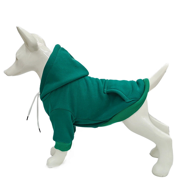 Casual Shorn-pile Solid Color Pet Clothing