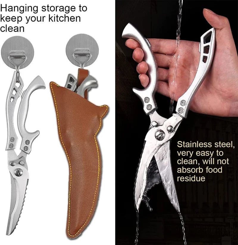 (New Year Promotion- SAVE 48% OFF)Heavy Duty Stainless Steel Bone-Cut Scissors