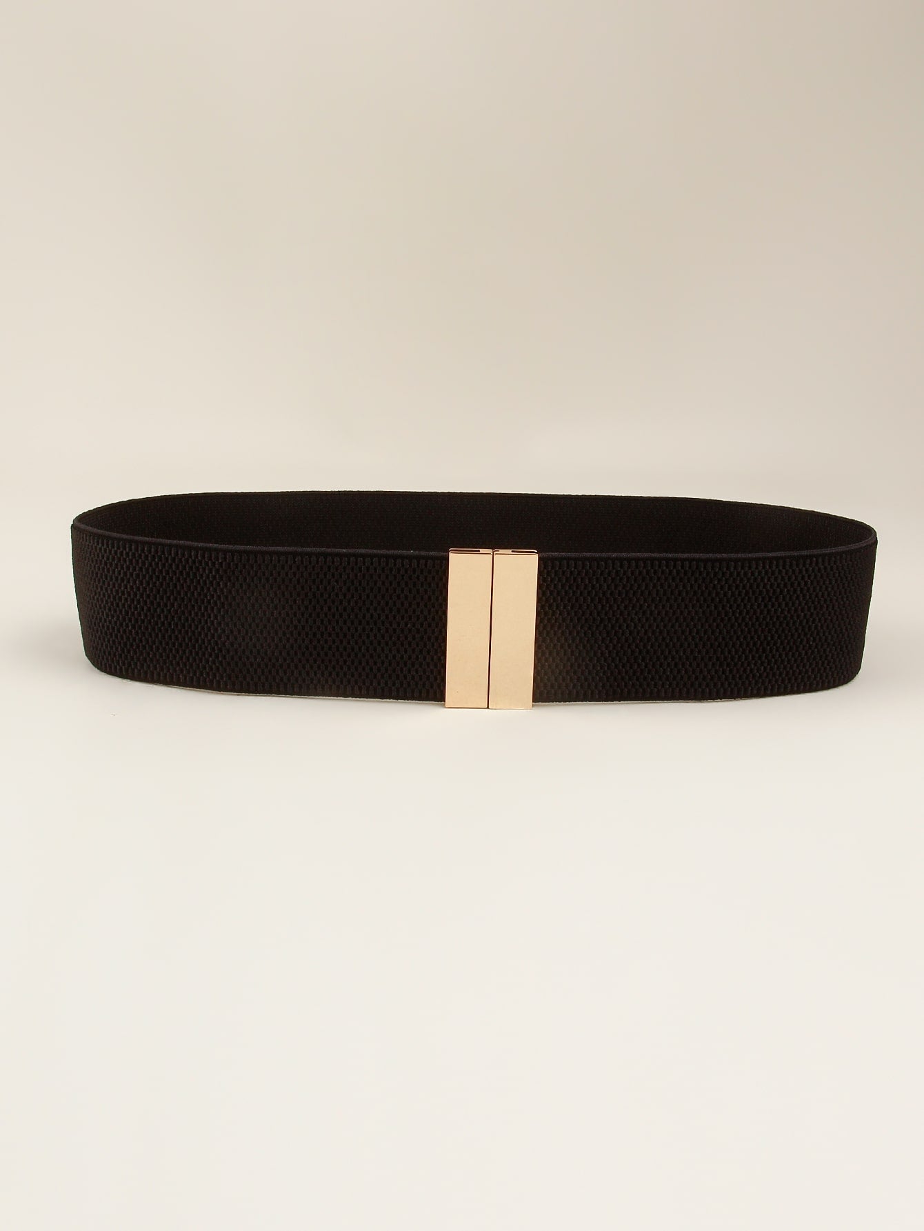 Symmetrical Buckle Wide Belt