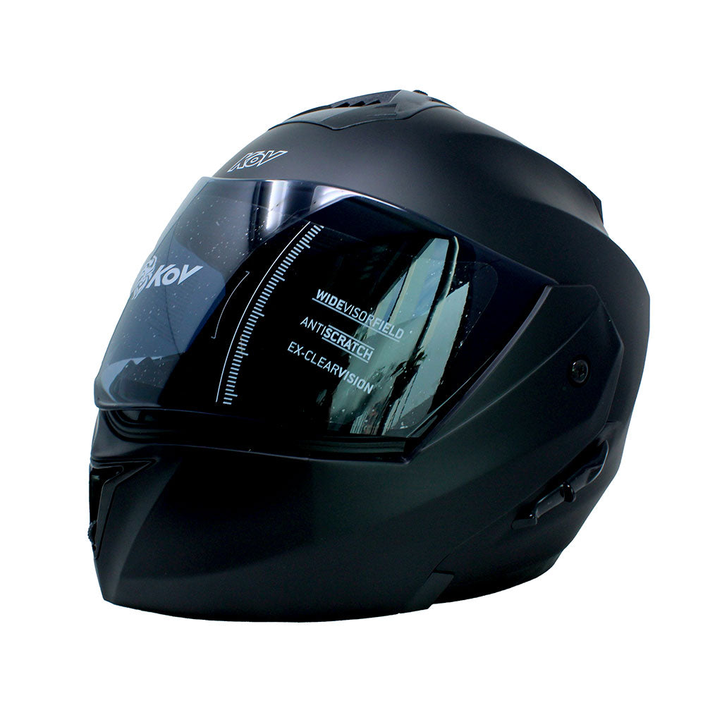 Casco Kov Stealth Negro Mate