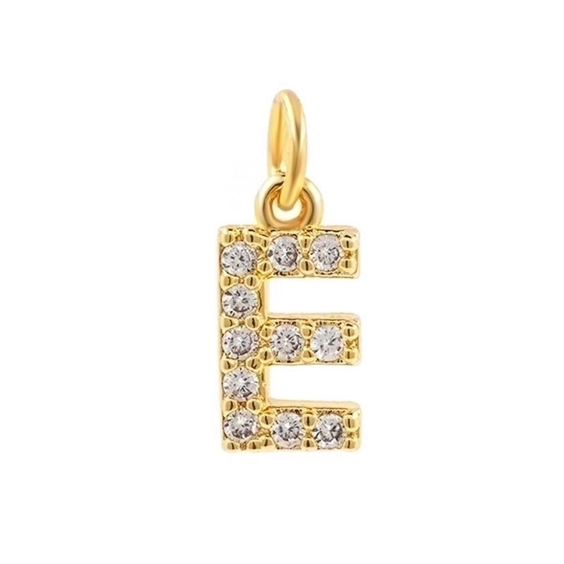 Bohemian Letter Stainless Steel Plating 18k Gold Plated Necklace