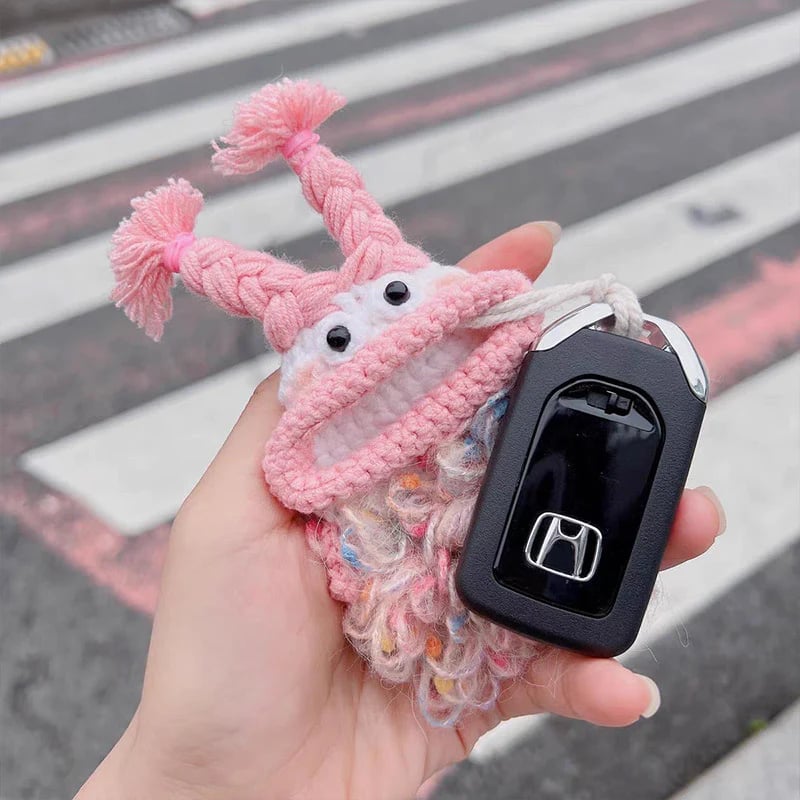 Car Pendant Big Bigmouth Monster Key Case