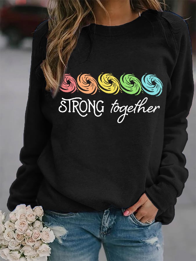 Women's Hurricane Helene 2024 Strong Together Sweatshirt