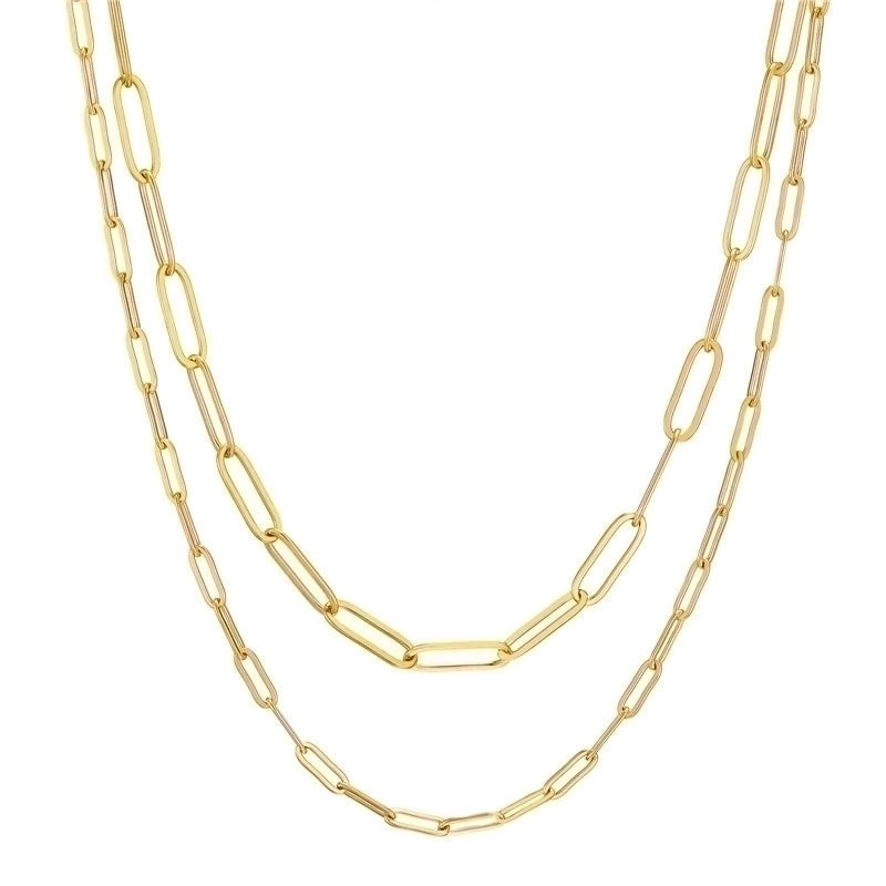 Minimalist Geometric Stainless Steel Plating Necklace 1 Piece