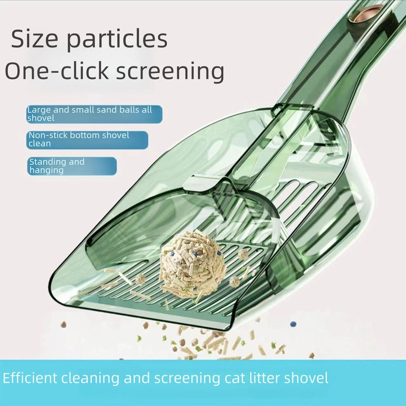 Screening Tofu Cat Litter Shovel Bentonite Pet Hamster Cat Poop Cleaning Tool For Small Holes Cleaning