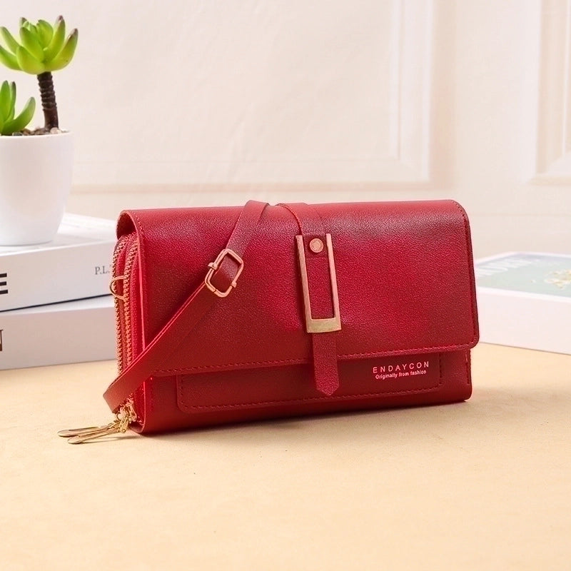 Women's All Seasons Pu Leather Classic Style Phone Wallet