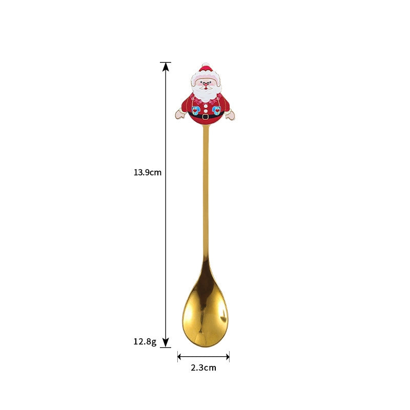Christmas Fashion Cartoon Stainless Steel Tableware