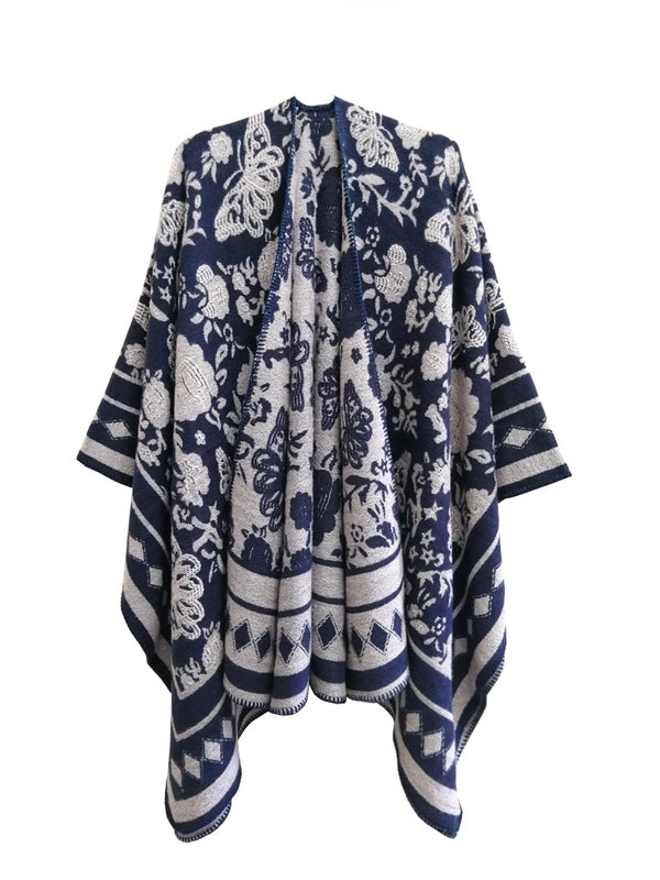Women's Streetwear Geometric Acrylic Shawl